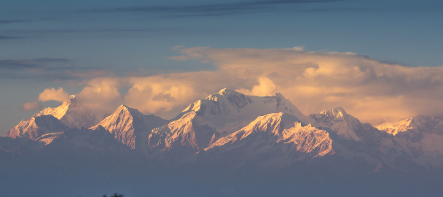 Majestätisches Bergpanorama Sikkim Himalaya